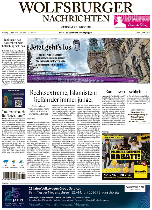 Wolfsburger Nachrichten - ePaper