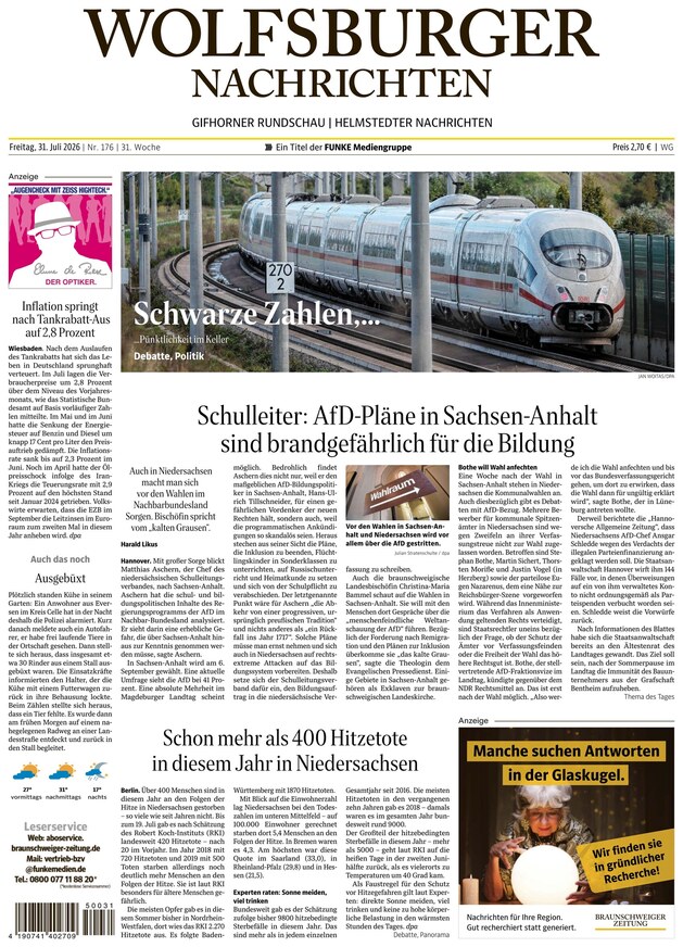 Wolfsburger Nachrichten - ePaper