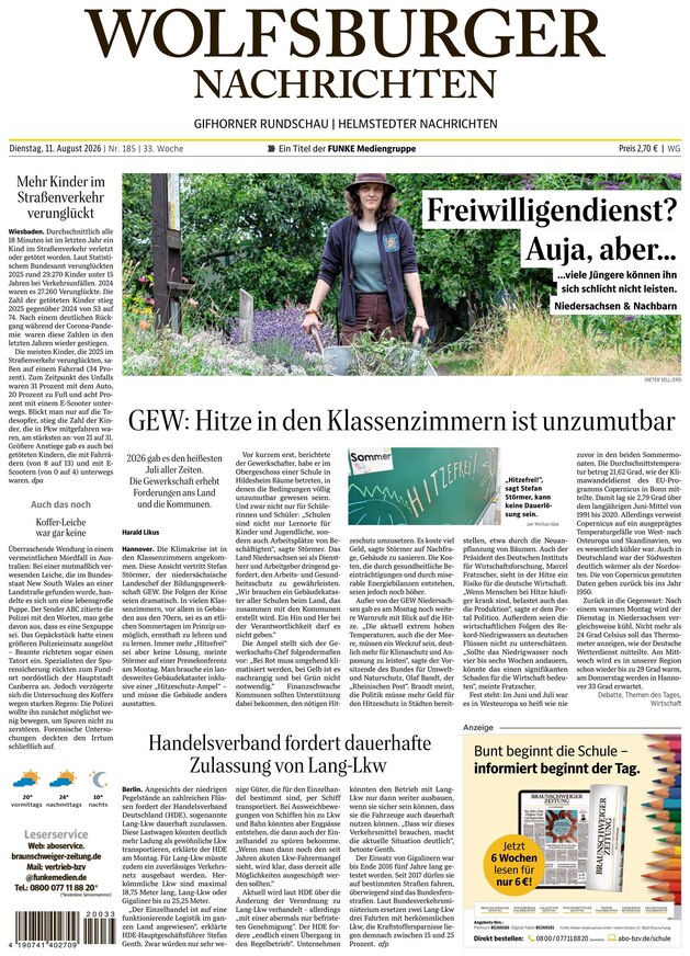 Wolfsburger Nachrichten - ePaper