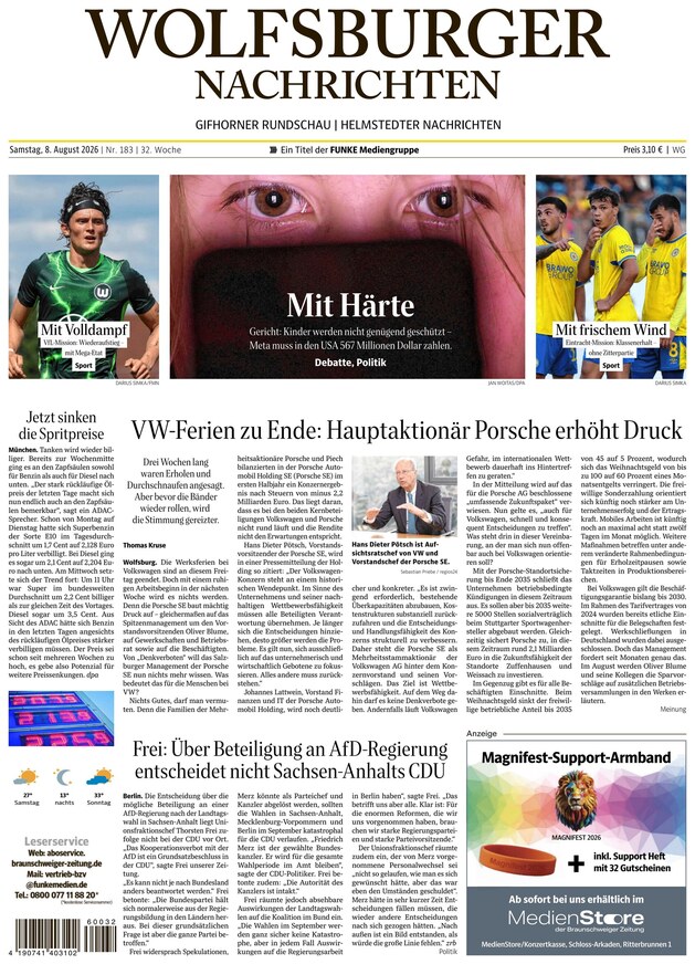 Wolfsburger Nachrichten - ePaper
