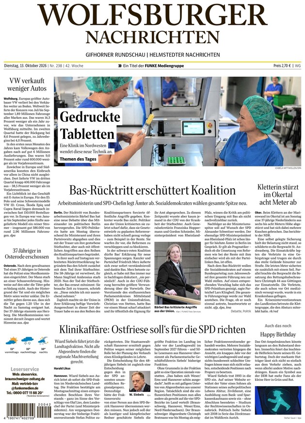 Wolfsburger Nachrichten - ePaper