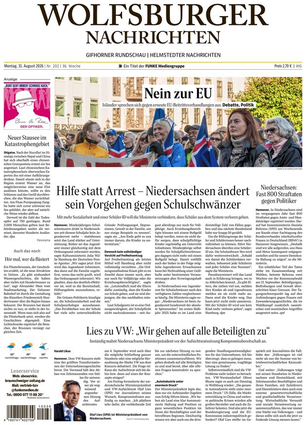 Wolfsburger Nachrichten - ePaper