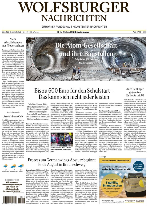 Wolfsburger Nachrichten - ePaper