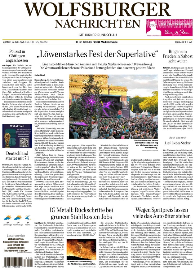 Wolfsburger Nachrichten - ePaper