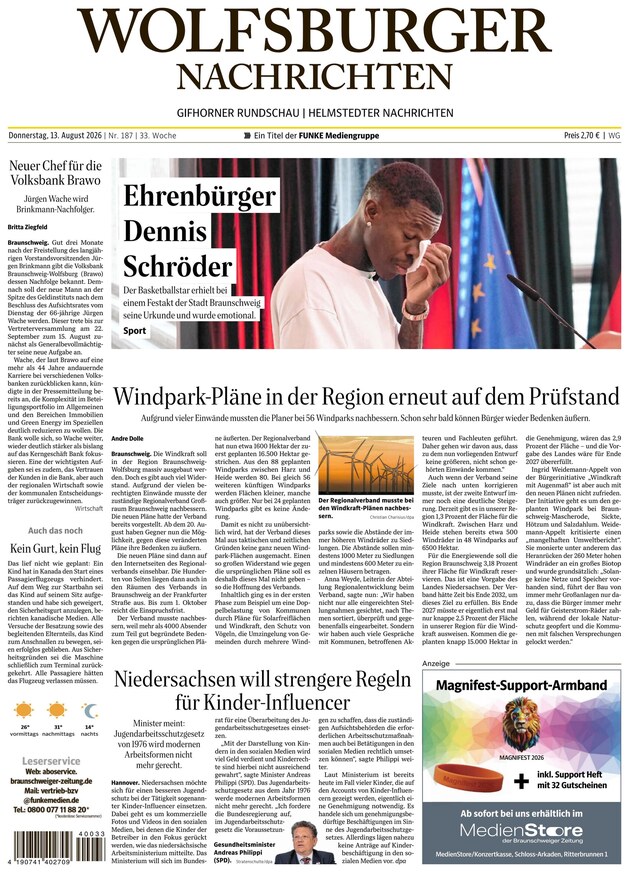 Wolfsburger Nachrichten - ePaper