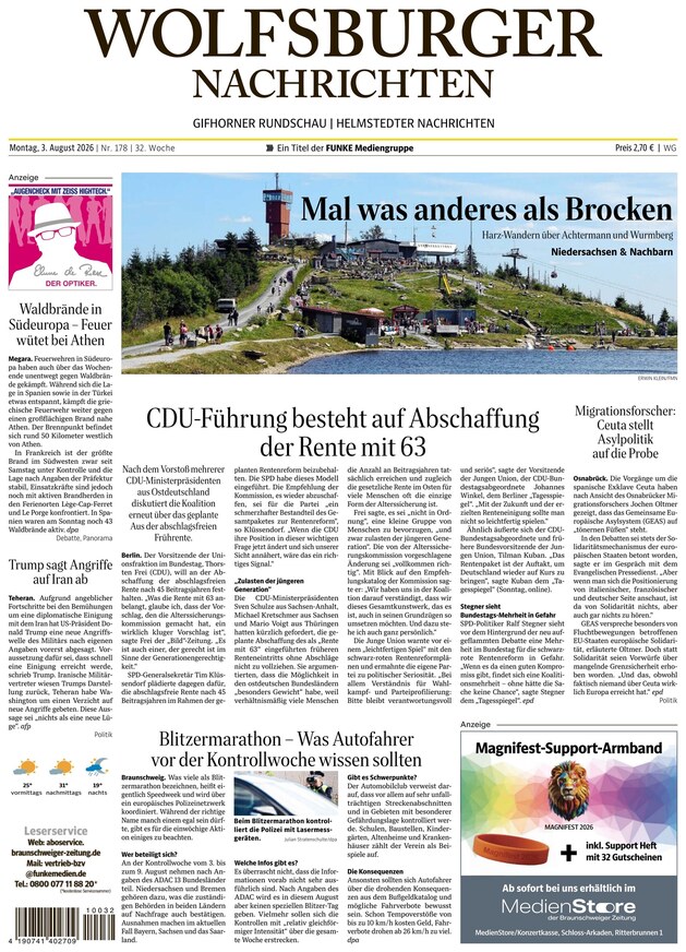 Wolfsburger Nachrichten - ePaper