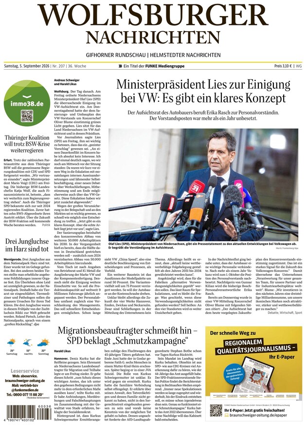 Wolfsburger Nachrichten - ePaper
