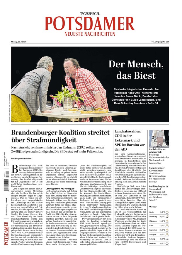 Potsdamer Neueste Nachrichten - ePaper