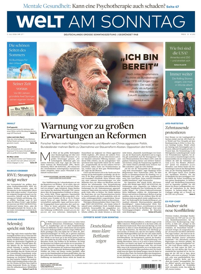 WELT AM SONNTAG - ePaper