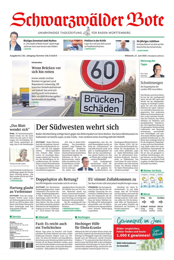 Schwarzwälder Bote - ePaper