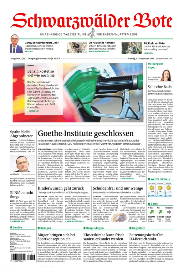 Schwarzw&auml;lder Bote - ePaper