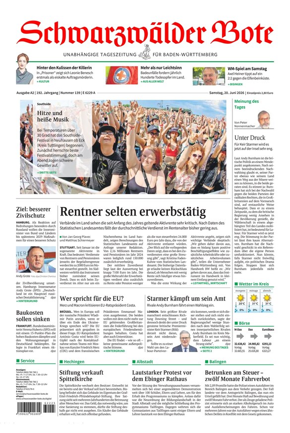 Schwarzwälder Bote - ePaper