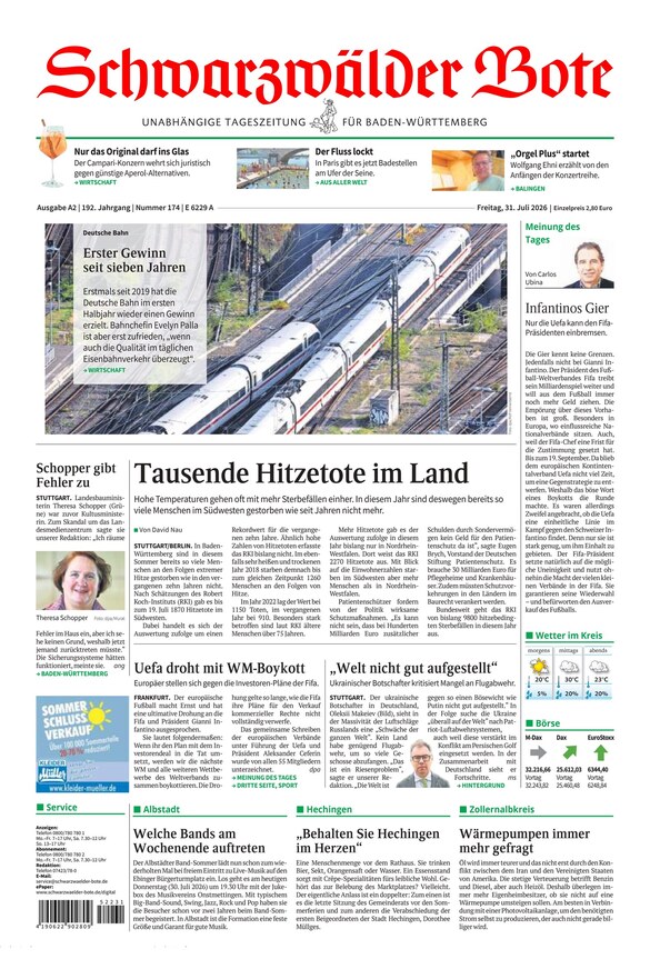 Schwarzw&auml;lder Bote - ePaper