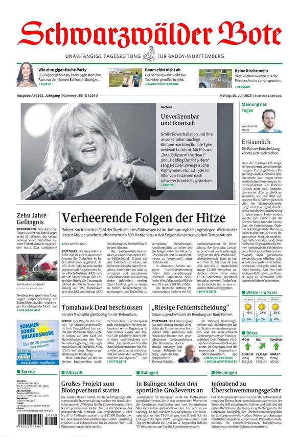 Schwarzwälder Bote - ePaper