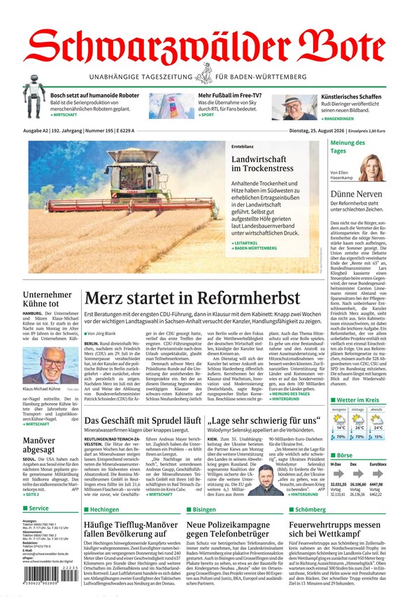 Schwarzw&auml;lder Bote - ePaper