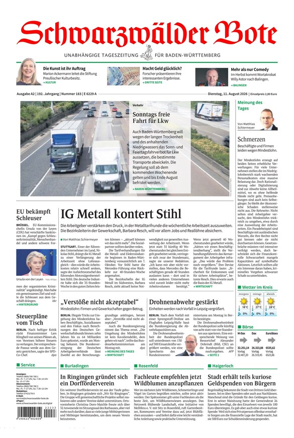 Schwarzw&auml;lder Bote - ePaper