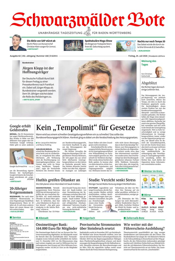 Schwarzwälder Bote - ePaper
