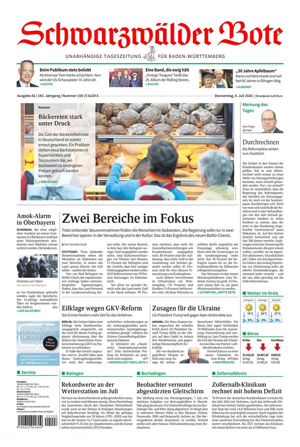Schwarzwälder Bote - ePaper