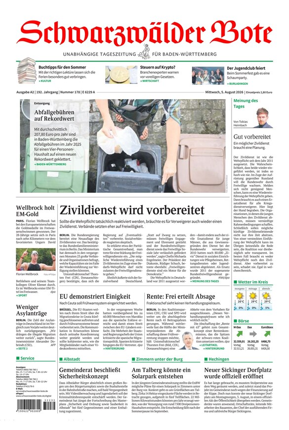 Schwarzw&auml;lder Bote - ePaper