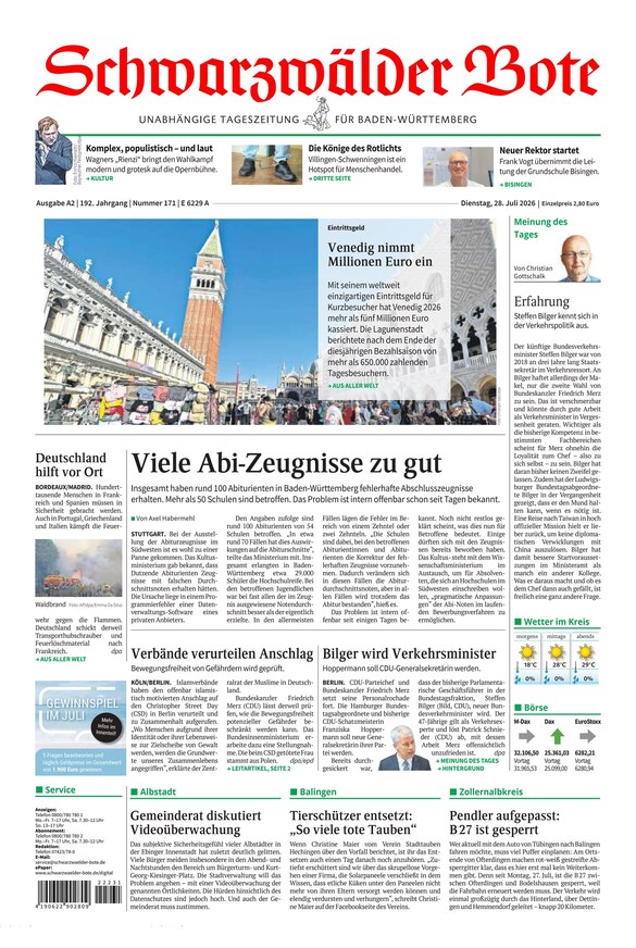 Schwarzw&auml;lder Bote - ePaper