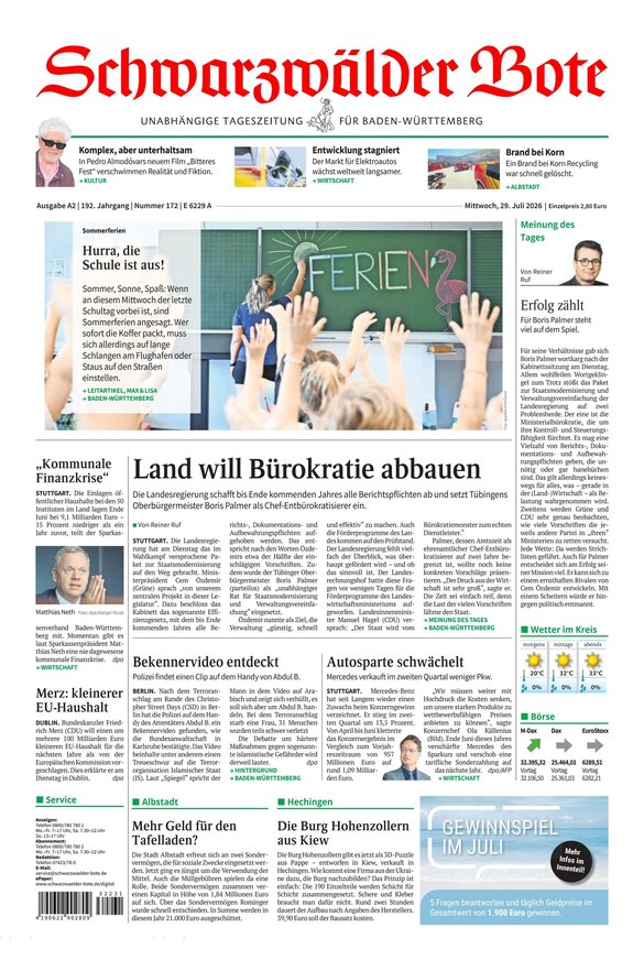 Schwarzw&auml;lder Bote - ePaper