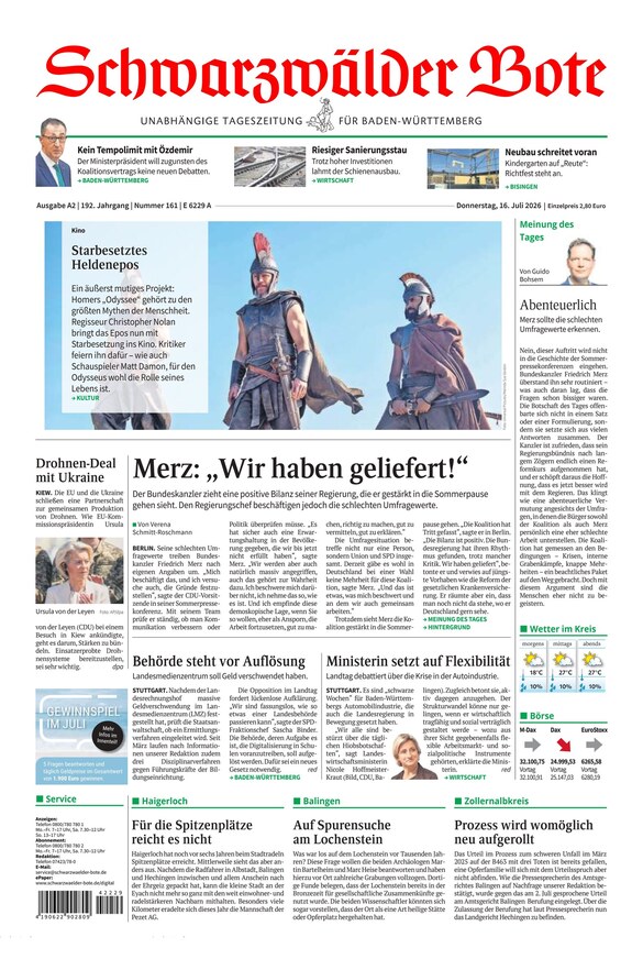 Schwarzwälder Bote - ePaper