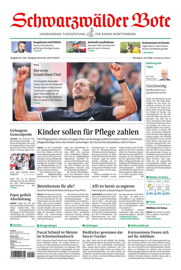 Schwarzwälder Bote - ePaper