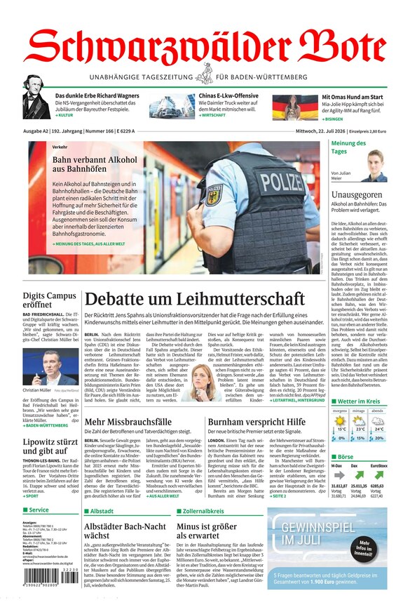 Schwarzwälder Bote - ePaper