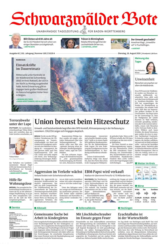 Schwarzw&auml;lder Bote - ePaper