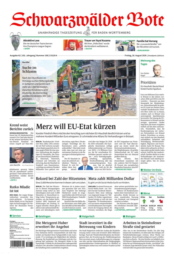 Schwarzw&auml;lder Bote - ePaper