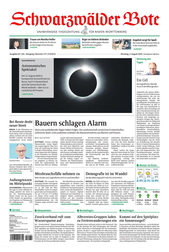 Schwarzw&auml;lder Bote - ePaper