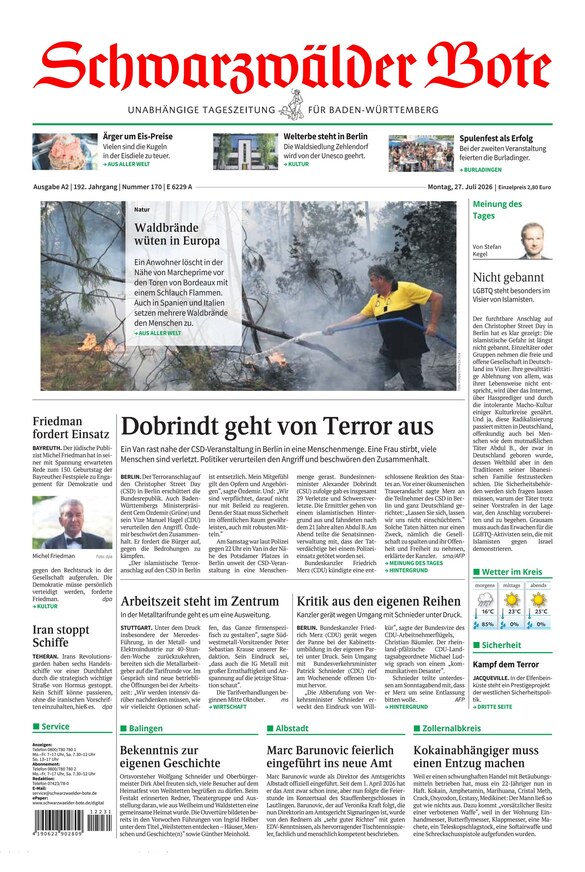 Schwarzw&auml;lder Bote - ePaper