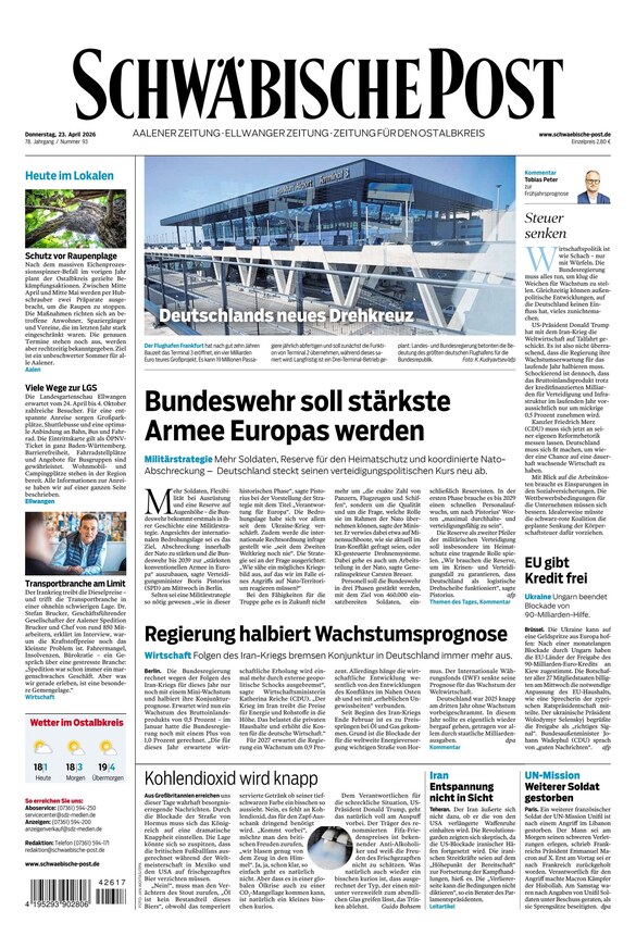 Schw&auml;bische Post - ePaper