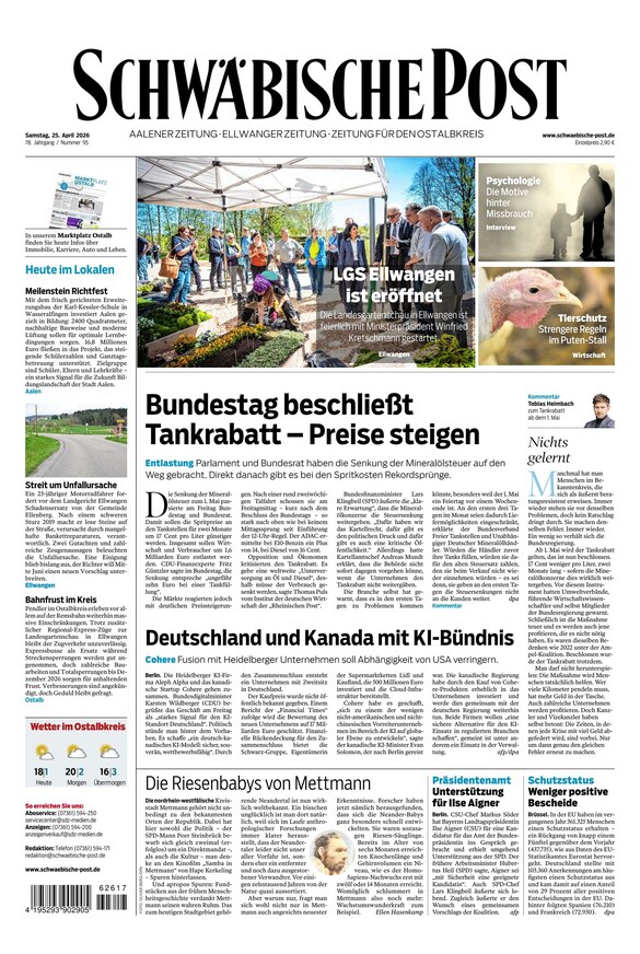 Schw&auml;bische Post - ePaper