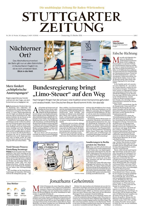 Stuttgarter Zeitung - ePaper