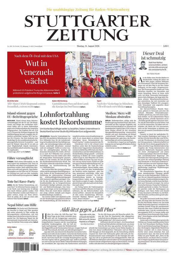 Stuttgarter Zeitung - ePaper