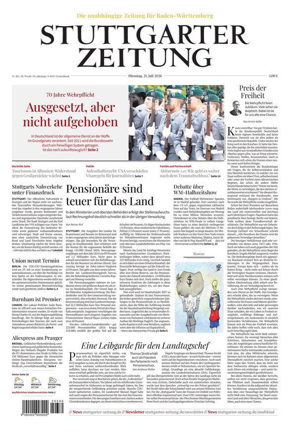 Stuttgarter Zeitung - ePaper