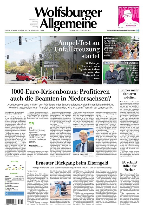 Wolfsburger Allgemeine Zeitung - ePaper