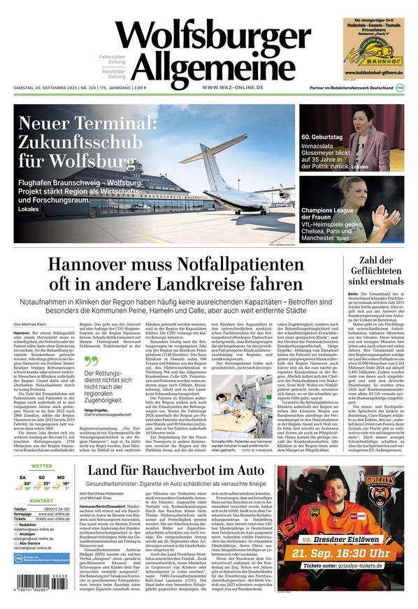Wolfsburger Allgemeine Zeitung - ePaper