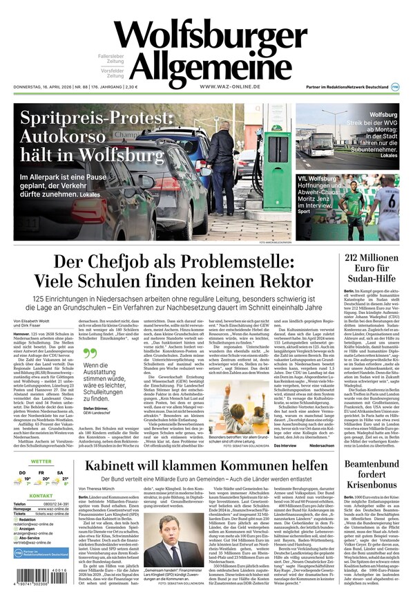 Wolfsburger Allgemeine Zeitung - ePaper