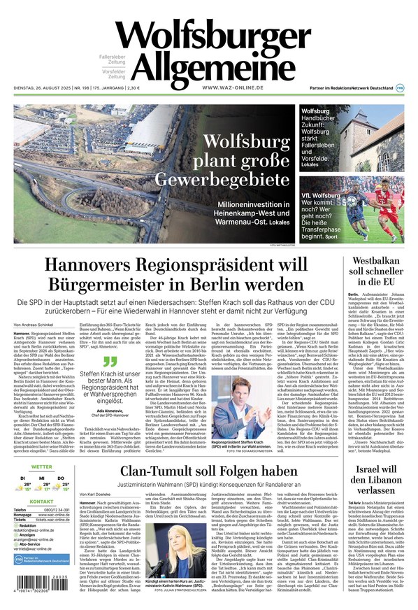 Wolfsburger Allgemeine Zeitung - ePaper