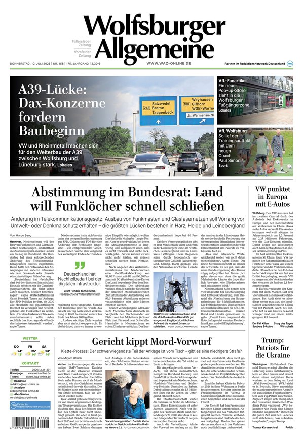 Wolfsburger Allgemeine Zeitung - ePaper