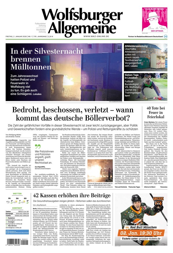 Wolfsburger Allgemeine Zeitung - ePaper
