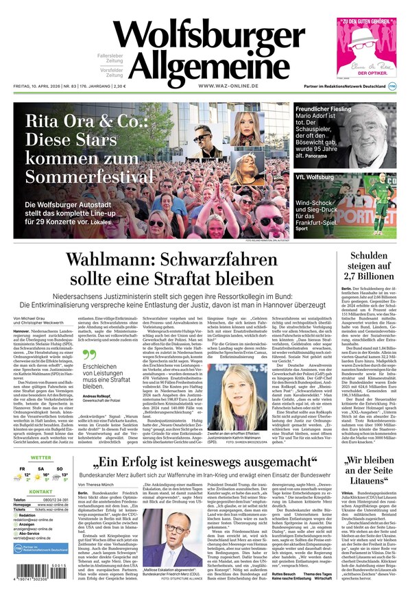 Wolfsburger Allgemeine Zeitung - ePaper
