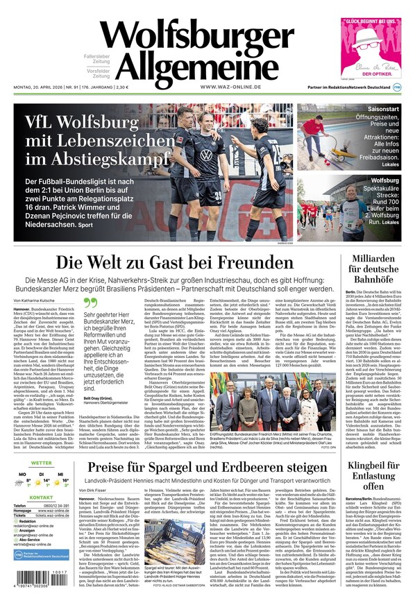 Wolfsburger Allgemeine Zeitung - ePaper