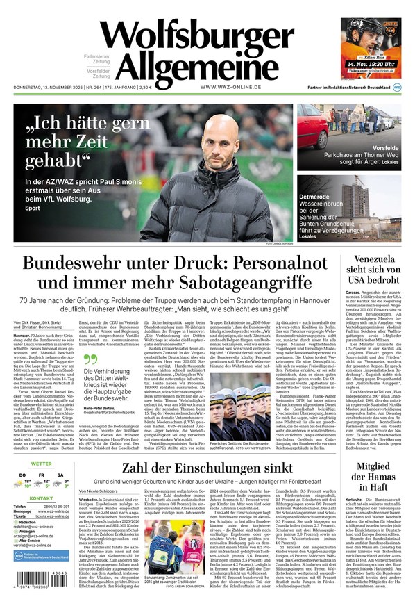 Wolfsburger Allgemeine Zeitung - ePaper