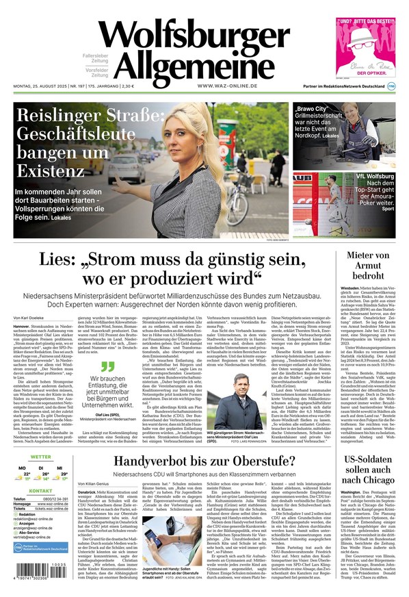 Wolfsburger Allgemeine Zeitung - ePaper