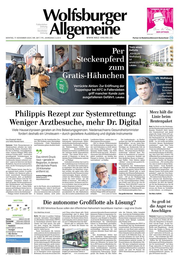 Wolfsburger Allgemeine Zeitung - ePaper