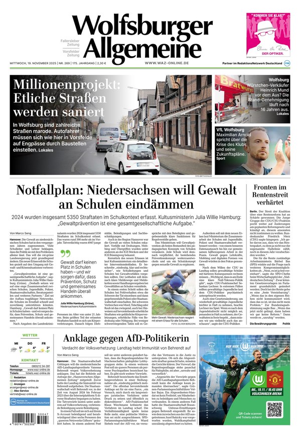 Wolfsburger Allgemeine Zeitung - ePaper