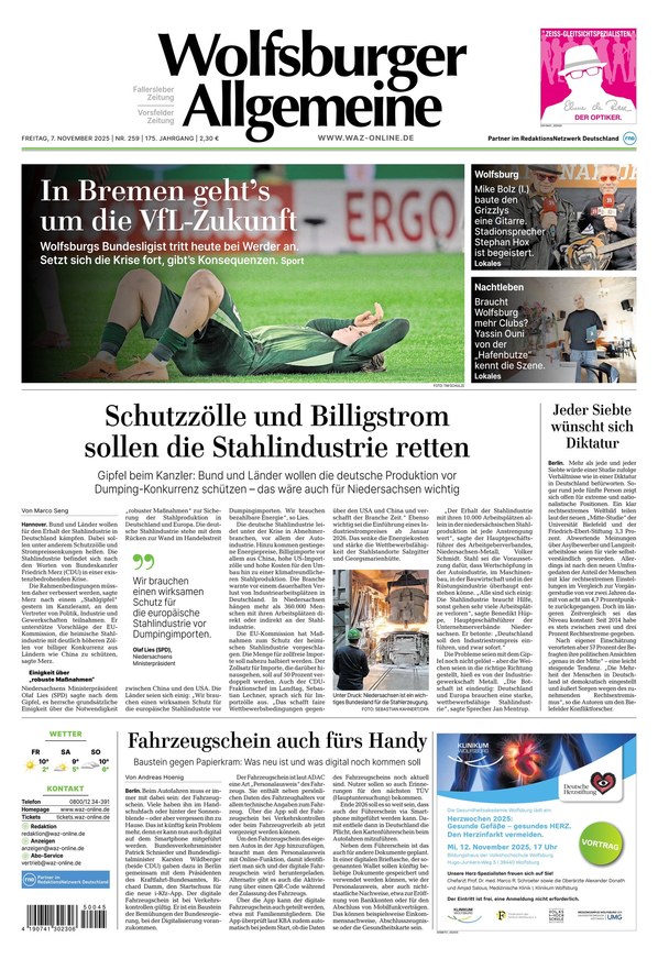 Wolfsburger Allgemeine Zeitung - ePaper